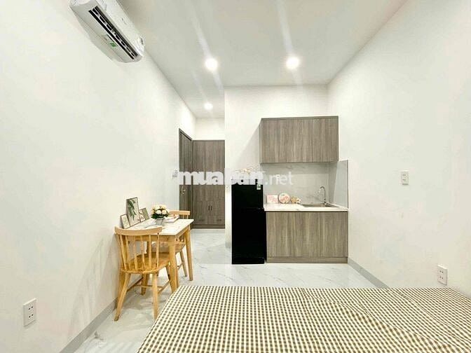 Cho thuê căn hộ Studio Cửa sổ Q4 gần ĐH Luật, ĐH Nguyễn Tất Thành