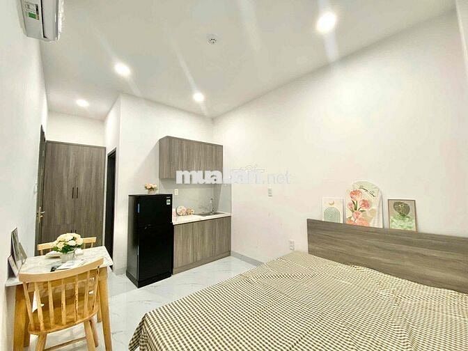 Cho thuê căn hộ Studio Cửa sổ Q4 gần ĐH Luật, ĐH Nguyễn Tất Thành