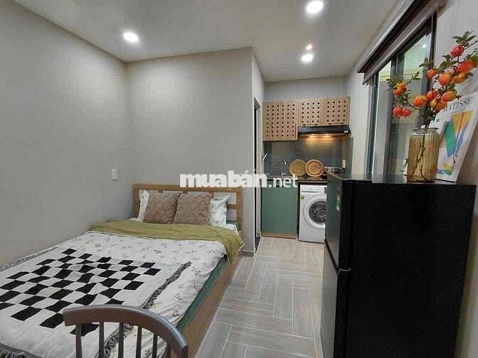 🎉MỚI 100%_GẦN ĐH VĂN LANG, KHOA HỌC TỰ NHIÊN, MỞ_FULL NT MÁY GIẶT RIÊN