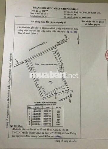 33CHDV Âu Dương Lân p3 q8_11 x 15m_6 tầng có PCCC_695m2 sàn_25,8 tỷ