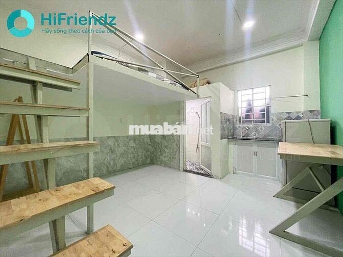 TRỐNG SẴN CHDV DẠNG CÓ GÁC FULL NỘI THẤT Ở ĐƯỢC 2 - 3 NGƯỜI