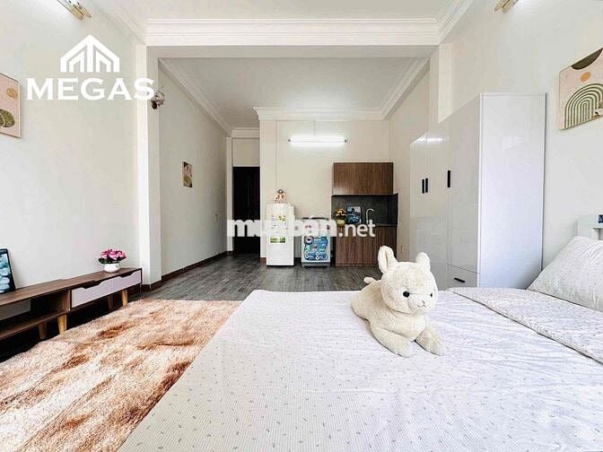 STUDIO BAN CÔNG FULL NỘI THẤT, MÁY GIẶT RIÊNG NGAY ĐH VĂN HIẾN, ÂU CƠ