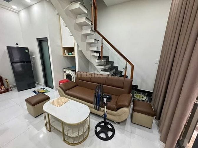 3ty080 Nhà mới 1 lầu ở liền p12Q8 4,4 x 5,4 SHR hoàn công đủ