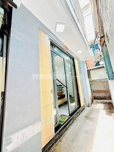 3ty080 Nhà mới 1 lầu ở liền p12Q8 4,4 x 5,4 SHR hoàn công đủ