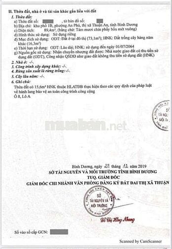 Đất mặt tiền Đường Kinh Doanh phường An phú Thuận An