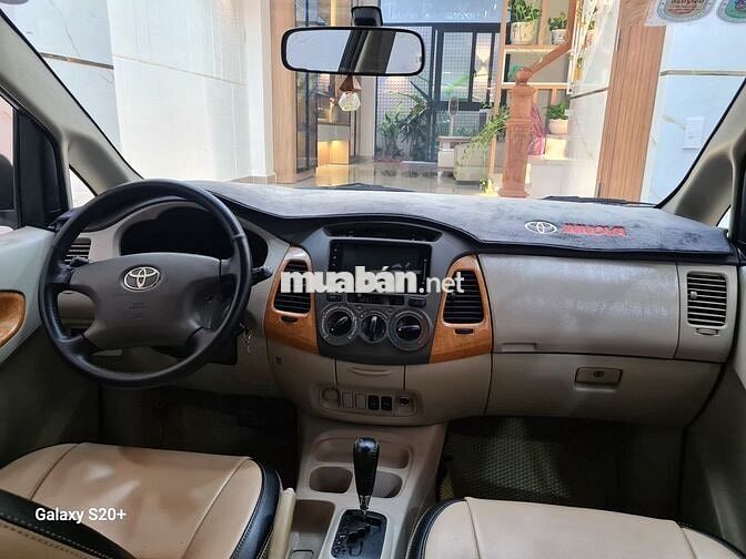 TOYOTA INNOVA V 2008, TỰ ĐỘNG, 8 CHỖ, 2 DÀN LẠNH.