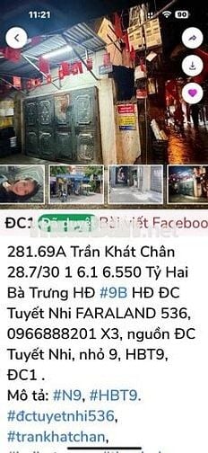 mặt ngõ kinh doanh phố Tân Mai 2 oto tr��nh đỗ cửa 50m2x5Tầng