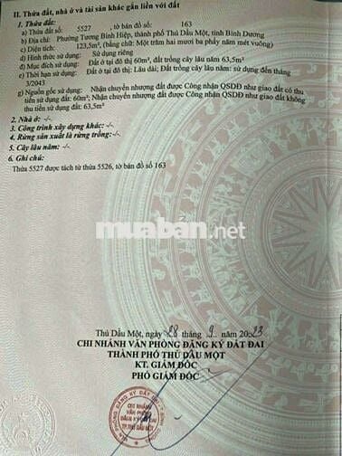 Mặt tiền Kinh Doanh Thủ Dầu Một Bình Dương