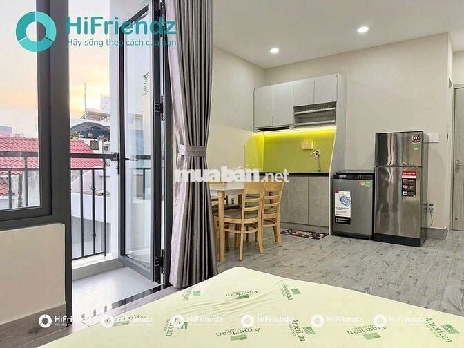 CHO THUÊ PHÒNG FULL NT + BANCON Ở THỐNG NHẤT ,GV
