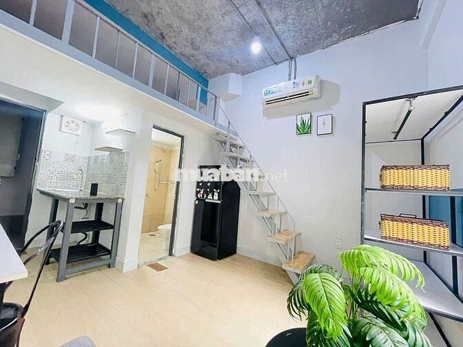 Cho thuê phòng có gác nội thất đầy đủ ở Ngã Tư Bảy Hiền