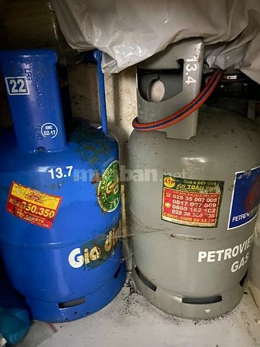 Bán bình ga mới đổi còn nguyên ga
