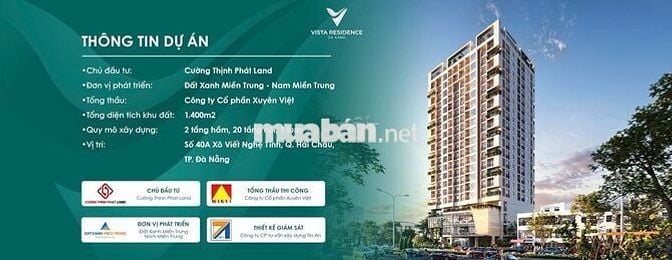 CĂN HỘ VISTA RESIDENCE - HÀNG TÁI ĐẦU TƯ SÓT LẠI