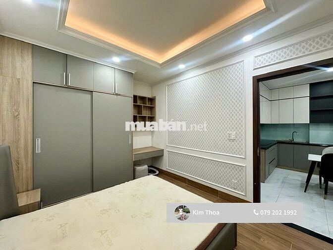 Căn hộ 2PN 1WC, 55m2, full nội thất, ban công ở Vạn Phúc. Chỉ 12,5 tr