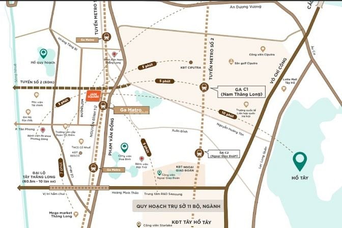 Chỉ hơn 1 tỷ sở hữu ngay căn hộ 2N 80m² ngay gần Ngoại Giao Đoàn - chi