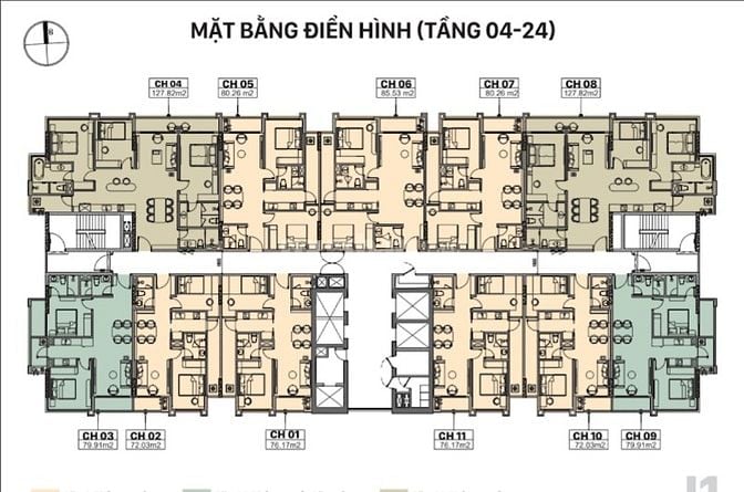 Chỉ hơn 1 tỷ sở hữu ngay căn hộ 2N 80m² ngay gần Ngoại Giao Đoàn - chi