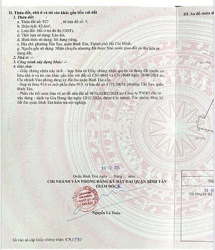 BÁN LÔ ĐẤT TÂY LÂN 83M2 NGANG 4 DÀI 19 XÂY 7 TẦNG GIÁ 4,7TỶ TL
