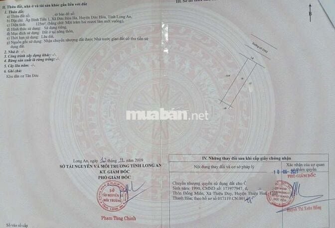 Bán đất mặt tiền 23A2 - KDC Tân Đức, liền kề khu công nghiệp