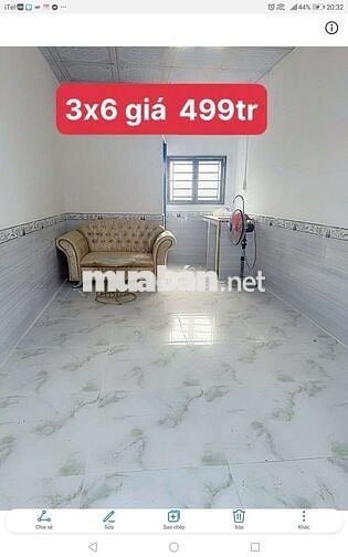 NHÀ HẺM XE TẢI 6M CẤP 4 18M2 GẦN VỊT QUAY HÙNG TRANG MỚI ĐẸP