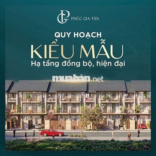 “Bán đất nền Phúc Gia Tân – hạ tầng hoàn thiện, sổ đỏ từng lô”
