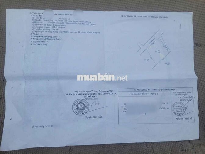 Bán nhanh nhà 64m2 (8x8m) cách 943 chỉ 700m giá 800tr P. Mỹ Hòa
