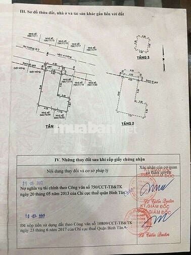 NHÀ 3 TẦNG ĐẸP — GẦN HÒA BÌNH--THOẠI NGỌC HẦU (5m x 10m)
