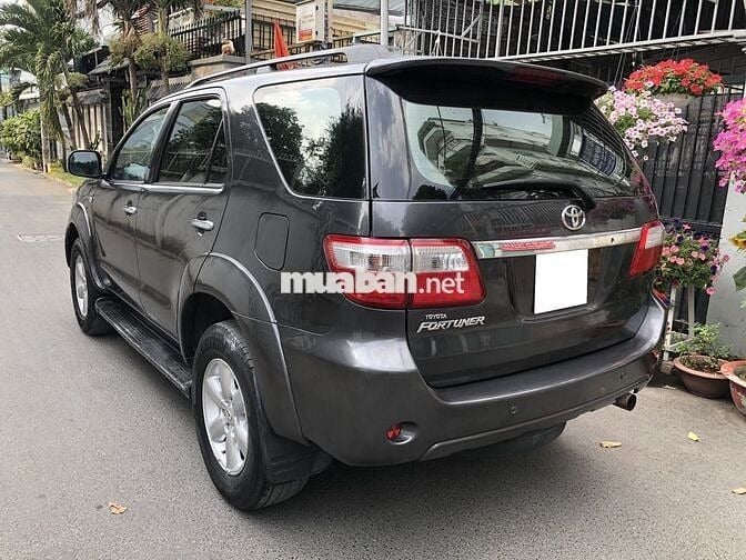 Fortuner 2012 số tự động, xám chì 2 cầu full