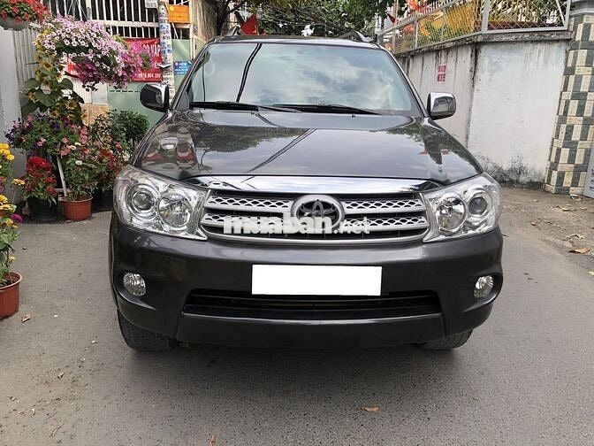 Fortuner 2012 số tự động, xám chì 2 cầu full