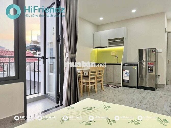 Cho thuê căn hộ ban công có máy giặt riêng trục đường Thống Nhất