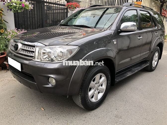Fortuner 2012 số tự động, xám chì 2 cầu full