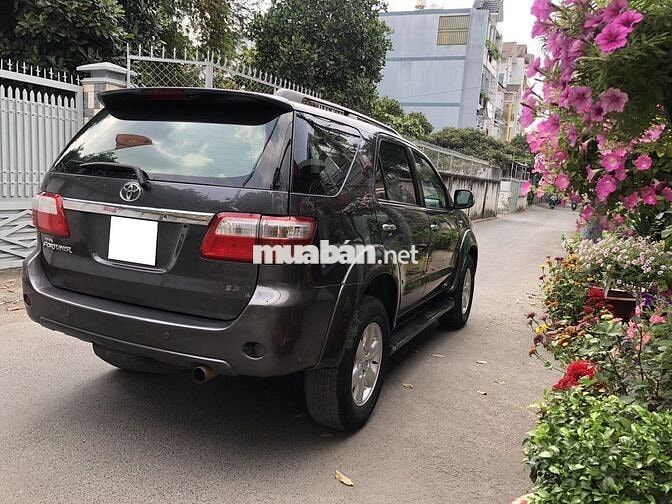 Fortuner 2012 số tự động, xám chì 2 cầu full