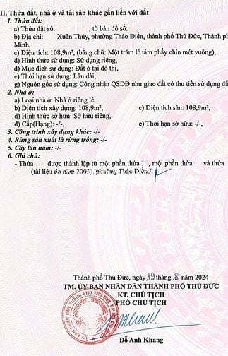 Bán nhà Thủ Đức, Xuân Thủy Thảo Điền, DT 185m², nhà trệt, Giá 63 tỷ