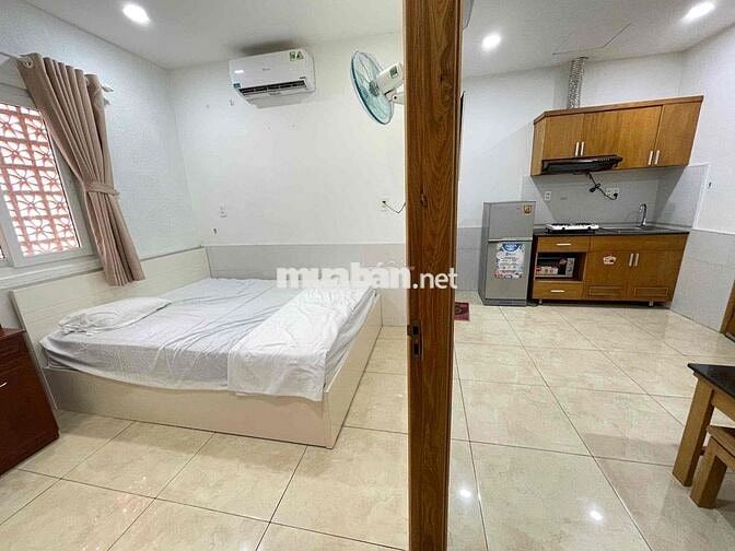 🔥 Căn hộ Studio Tách bếp – Full nội thất, cửa sổ thoáng mát