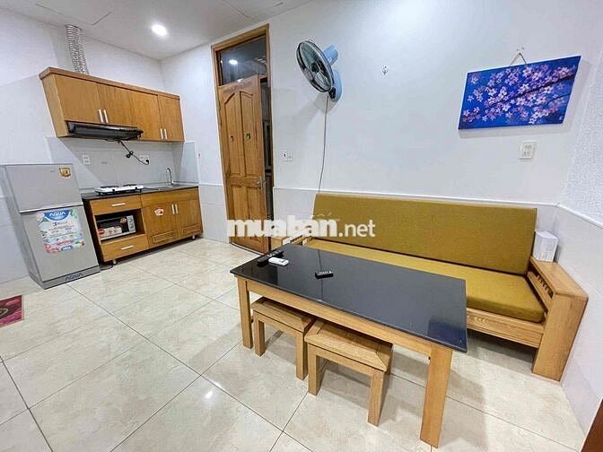 🔥 Căn hộ Studio Tách bếp – Full nội thất, cửa sổ thoáng mát
