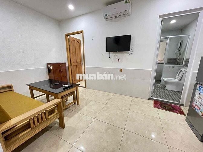🔥 Căn hộ Studio Tách bếp – Full nội thất, cửa sổ thoáng mát