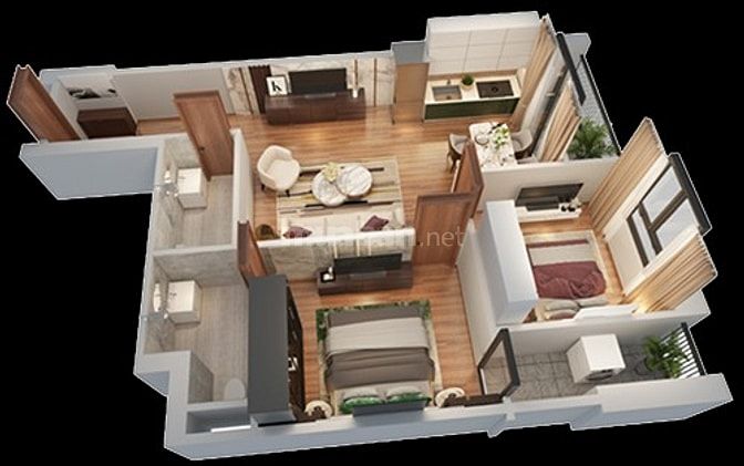 Mua ưu đãi CH 2PN dự án Tecco Thái Nguyên tốt nhất 1,5x tỷ vốn 