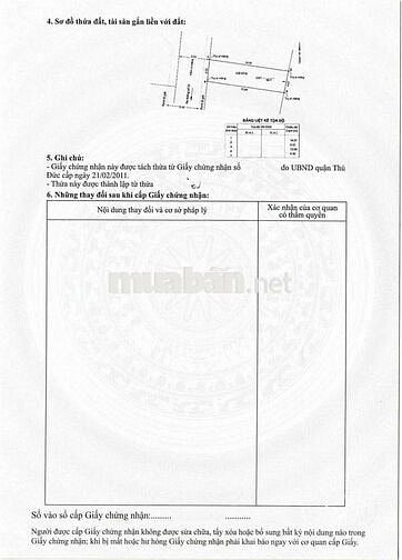 BÁN GẤP LÔ ĐẤT HẺM XE HƠI ĐƯỜNG SỐ 52 - P. HIỆP BÌNH CHÁNH - 57m2