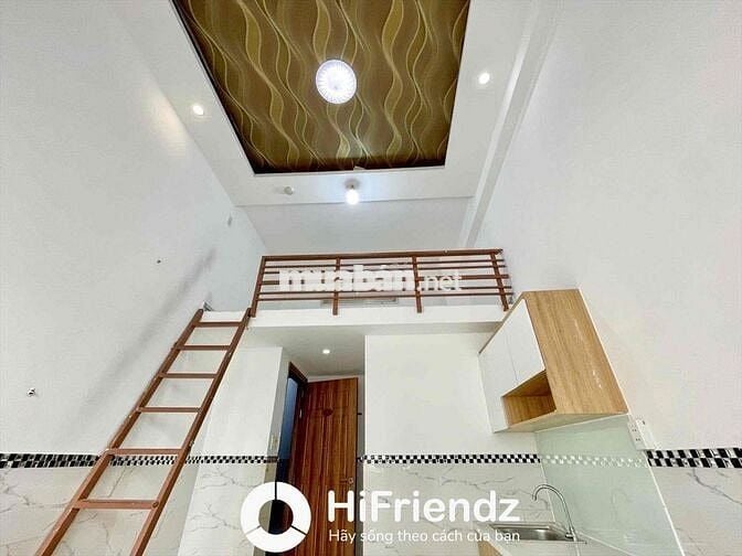 CHO THUÊ CĂN HỘ GÁC CAO 2mét / NHÀ XE RỘNG RÃI - TOÀ NHÀ THANG MÁY