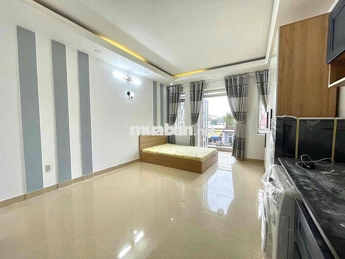 CĂN STUDIO BALCONY 40m2 CÁCH VĂN LANG CS2 CS3 5-7P CHẠY XE, BÌNH THẠNH