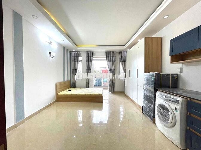 CĂN STUDIO BALCONY 40m2 CÁCH VĂN LANG CS2 CS3 5-7P CHẠY XE, BÌNH THẠNH