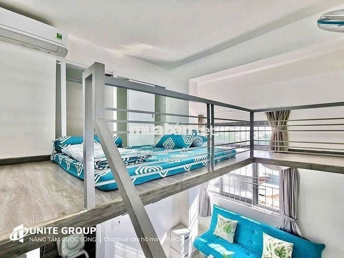 Phòng gác gần đh ufm, 5p -7p tới tdt, NTT. Ở 2-3 người. Full nội thất.