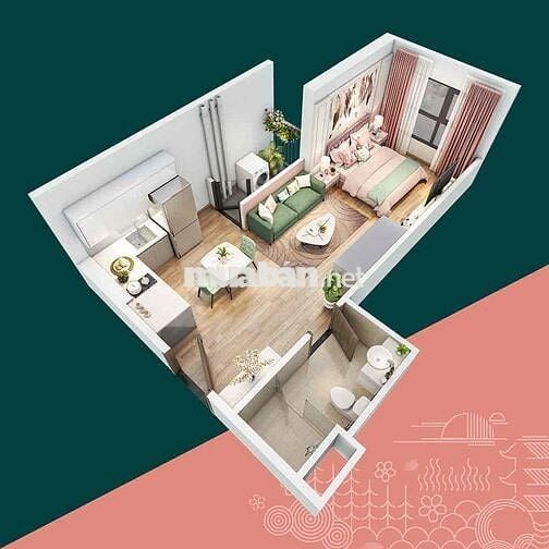 Chính chủ tôi bán căn Studio 31.5m hướng ĐN view đẹp nội khu toà Sa5