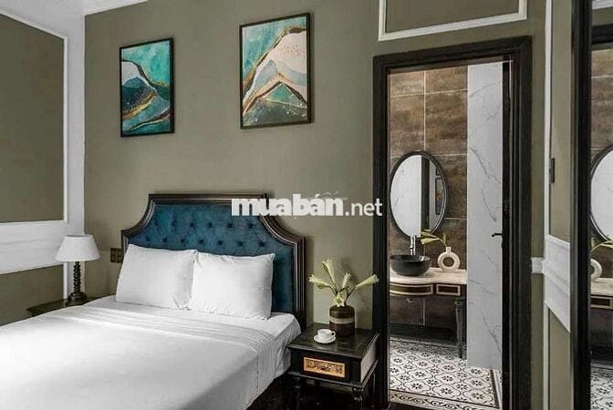Bán Nhà Cầu Gỗ Hoàn Kiếm 102m2 8 tầng 30 phòng 119,5Ty