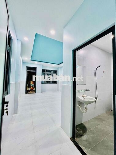 Nhà Mới Xây 100% DT 4x20 1Trệt 2Lầu 2Pn 3Wc Sân Thượng Hẻm Ôtô