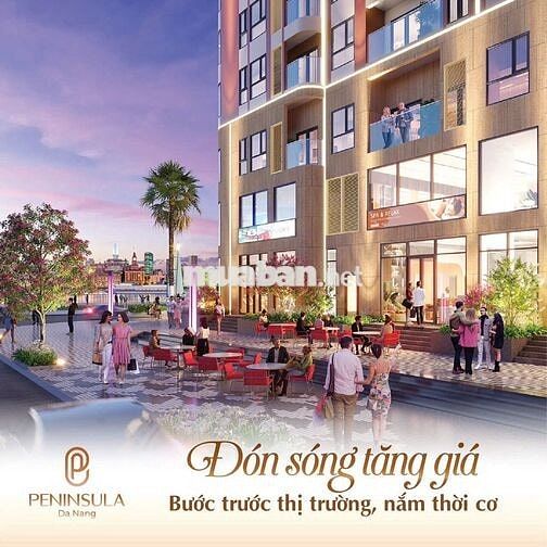 Chỉ còn 2 căn cuối cùng view sông Hàn+pháo hoa, 1-2PN, 45.3-64.3 m2