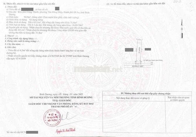 Đất gần KDC tứ Hải, Biconsi, Trường, KCN Tân Đông Hiệp Dĩ An