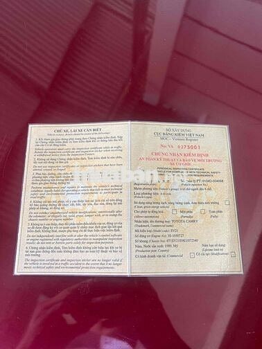 Camry 1989 vợ chê xe già quá giờ bán luôn