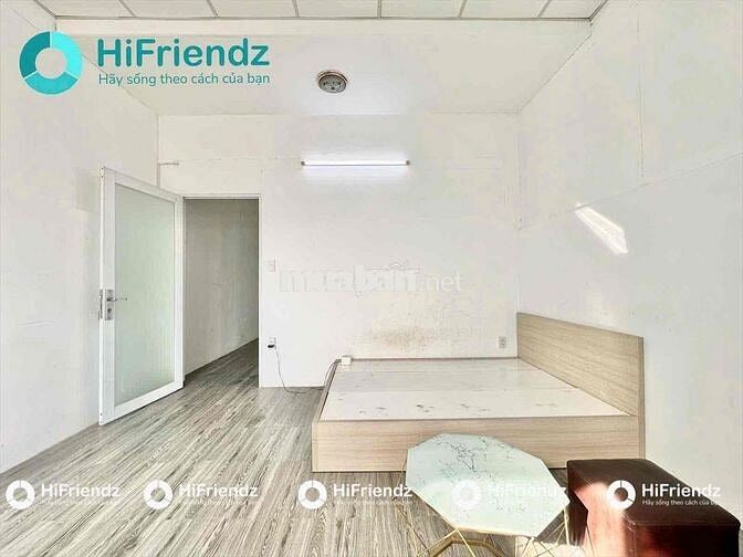Cho thuê căn hộ 1PN - 60m2 - có ban công – sân vườn full nội thất