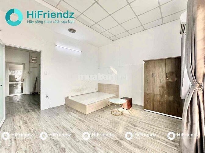 Cho thuê căn hộ 1PN - 60m2 - có ban công – sân vườn full nội thất