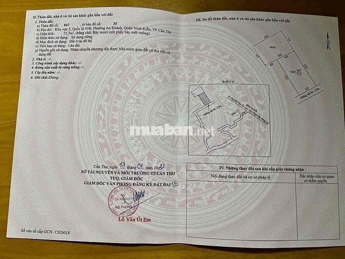 Bán nền đẹp diện tích rộng gần bệnh viện Phương Châu giá 2,2 tỷ