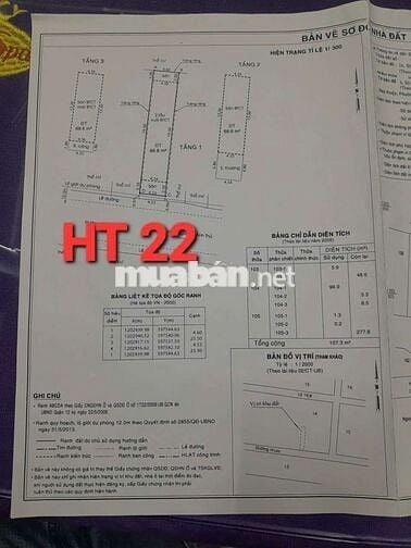 Nhà mt HT 22 khu chợ buôn bán ngày đêm